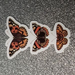 NATURE WATERPOOF Sticker Butterfly family